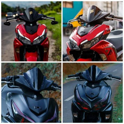 Jual WINDSHIELD AEROX 155 ModeL SPORTY VISOR AEROX Old NEW MODEL