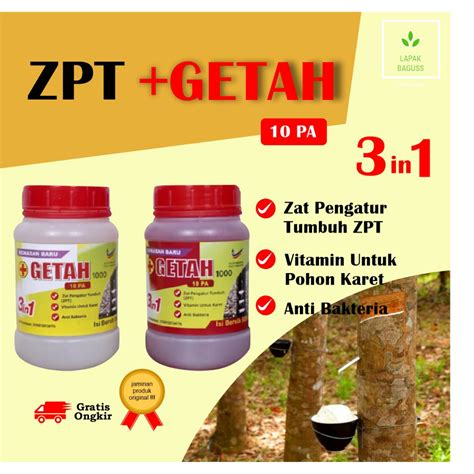 Jual Vitamin Perangsang Getah Pohon Karet Zpt Merah Putih Shopee