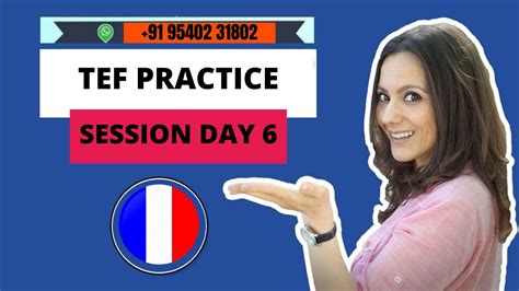 Tef Practice Session Day Part Tef Expression Orale Section A