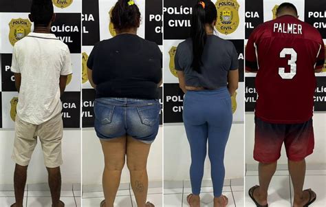 Dois Homens E Duas Mulheres S O Presas Por Tr Fico De Drogas Na Zona