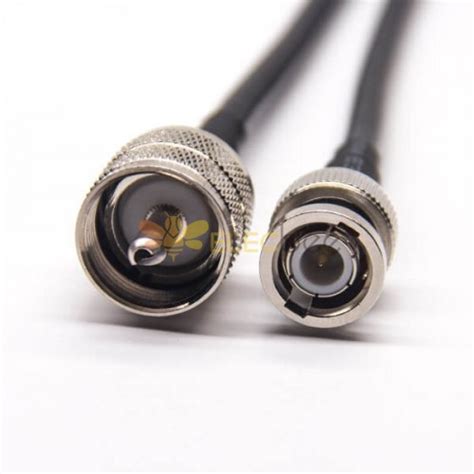 BNC Cable Male Straight To UHF Straight Male RF Coaxial Cable With