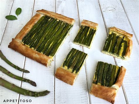 Torta Salata Con Asparagi E Ricotta Appetitoso