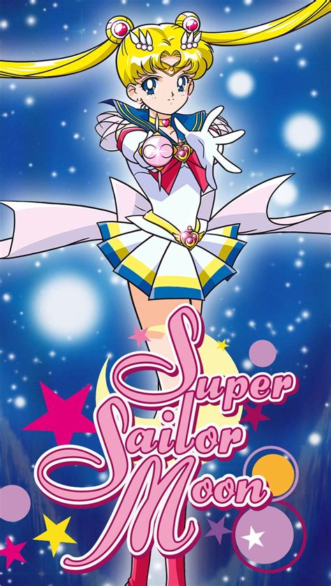 The Sailor Moon Character Is Flying Through The Air