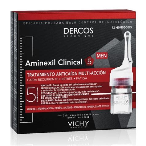 VICHY DERCOS TECHNIQUE AMINEXIL INTENSIVE 5 CHUTE DE CHEVEUX HOMME 12