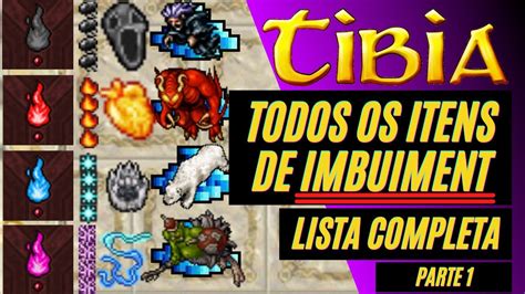 Todos Os Itens De Imbuement Do Tibia Parte Imbuiments De Damage