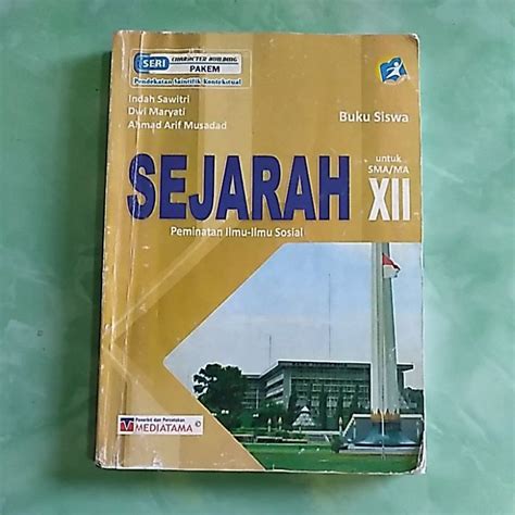 Jual Buku Siswa Sejarah Sma Ma Kelas Xii Peminatan Ilmu Ilmu