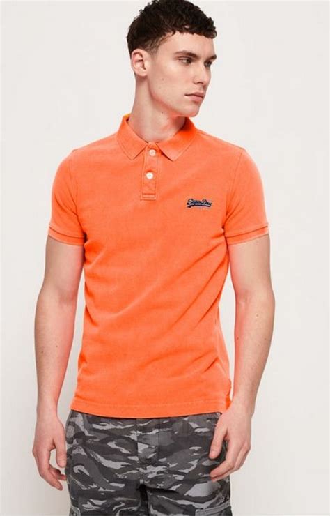 Superdry Orange Men Polo