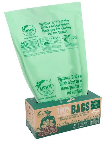 65 Gallon Compostable Large Bags Unni