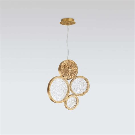 Pendant Lamp CLOVER ORIGINAL Serip Bronze Glass Contemporary