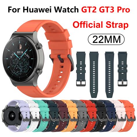 Correa De Silicona Oficial De 22mm Para Huawei Watch GT 2 Pro Correa