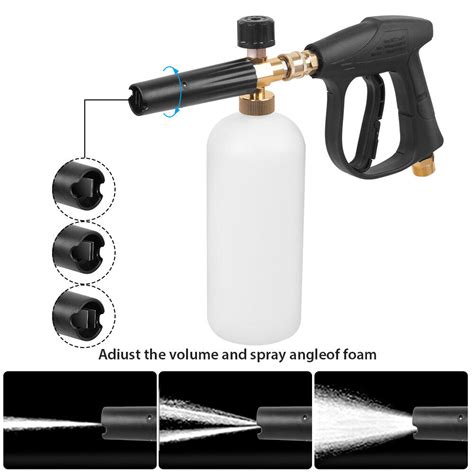 Snow Foam Pressure Washer Gun Car Wash Soap Lance Cannon Spray Jet