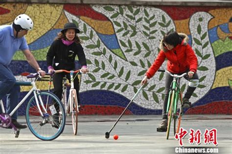 Kultur Cn Beijing Fahrrad Polo Immer Beliebter