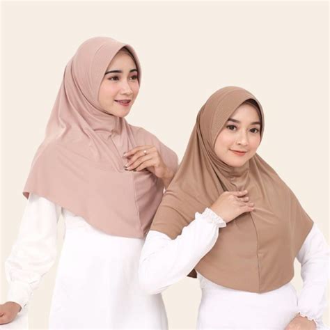 Jual Hijab Instan Bergo Hamidah Bergo Hamidah Menutup Dada Bergo Jersey