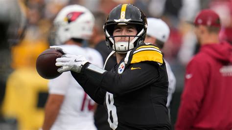 Steelers QB Kenny Pickett Ankle Ruled Out Vs Cardinals Mitchell