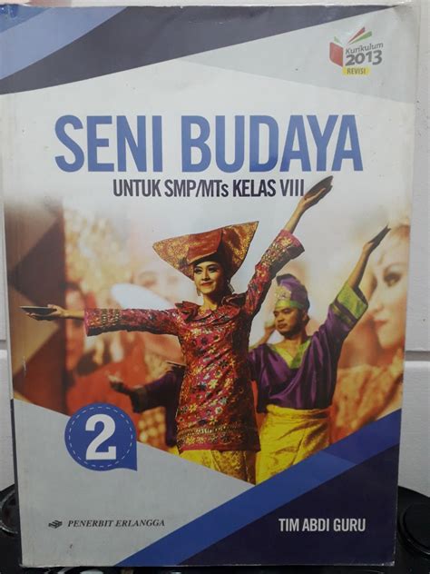 Buku Seni Budaya Kls 8 Smp Penerbit Erlangga On Carousell