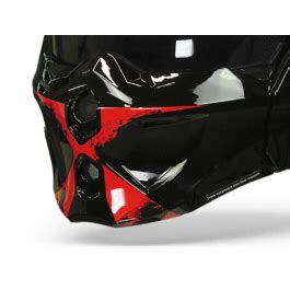 Scorpion Exo Covert X Mask Tanker Black Red Chromeburner