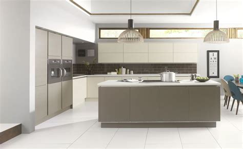 Linear Matt Gloss Shown Here In Matt Taupe Grained And Matt Mussel