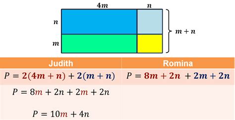 Múltiples representaciones algebraicas del perímetro Nueva Escuela