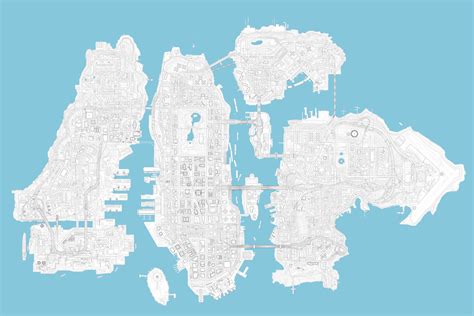 Liberty city - GTA IV ( Rockstar 2008) : r/MapPorn