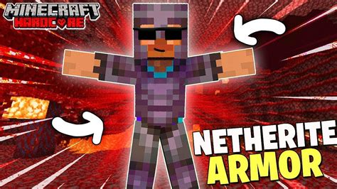 Minecraft I Make Nether Rite Armor Minecraft Java Edition Youtube