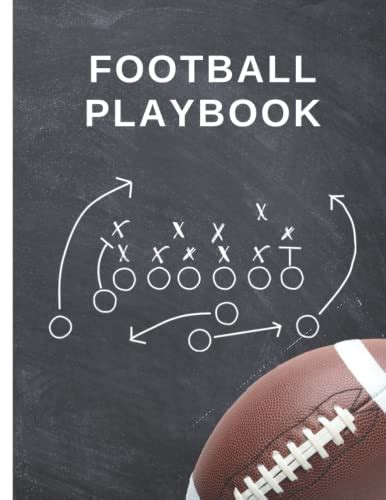 Football Playbook: Football Coach Notebook | Blank Field Diagrams For ...