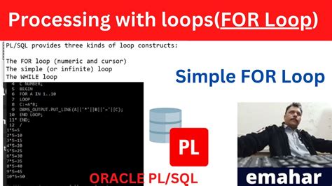 How For Loop Works In Plsql Oracle Plsql Youtube