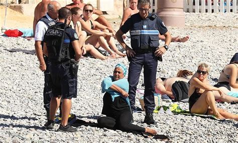 Woman Forced To Remove Clothing On France Beach After Burkini Ban World Dawncom