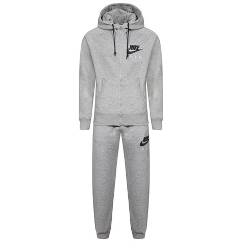 Mens Nike Air 3d Limitless Grey Black Tracksuit Hoodie Bottoms Joggers