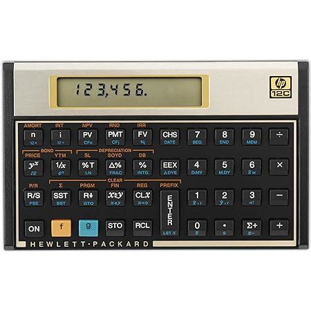 HP 17BII Calculadora Financiera Color Plateado Amazon Mx