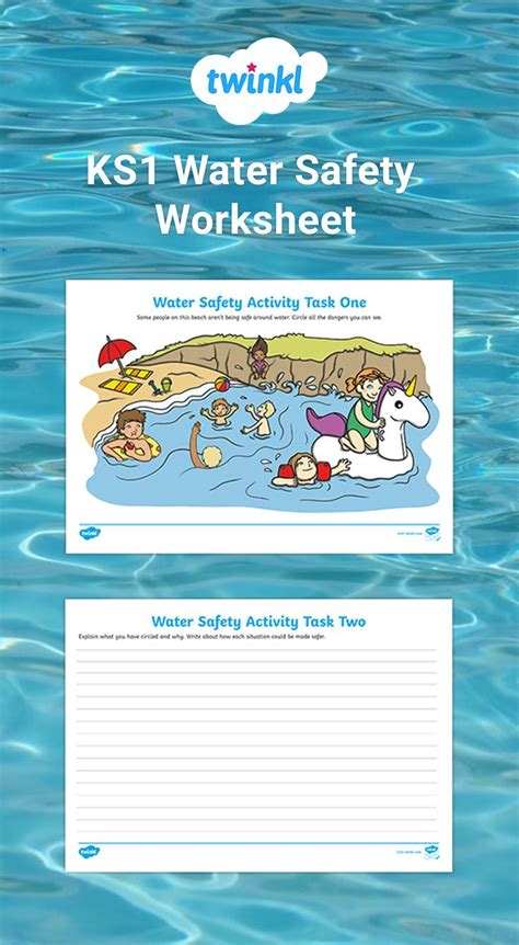 Water Safety Worksheets Pdf