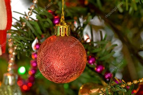 Red Christmas Bulbs — Stock Photo © Titotito 3141521