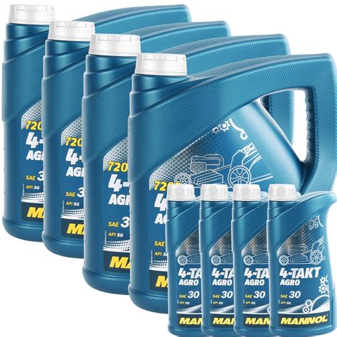 MANNOL 4 TAKT AGRO SAE 30 4x 4L 4x 1 L Autoteile Werkzeuge De