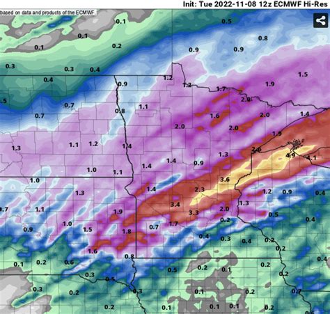 Winter Storm North Twin Cities Rides The Edge Of Significant Rainfall