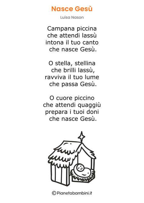 Poesie Di Natale Brevi Pianetabambini It