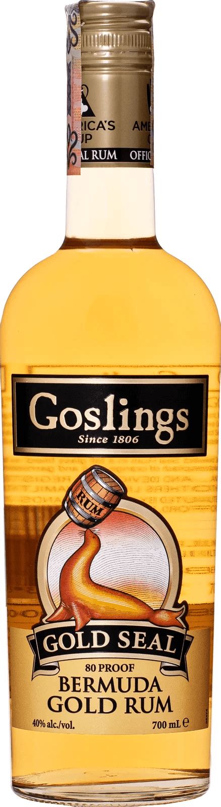 Goslings Gold Rum Tmavý rum Svět nápojů