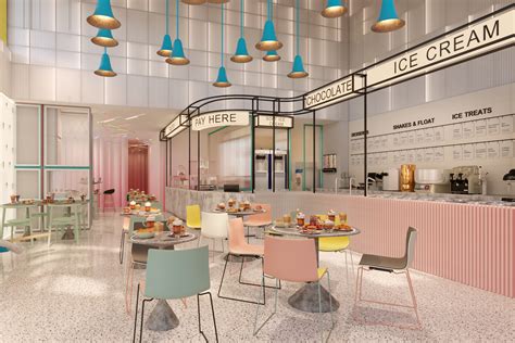 A Playful Ice Cream Parlour By Bishop Design That Were Really Sweet On