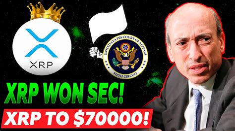 Gary Gensler Revealed Sec Accepted Defeat From Xrp Xrp To 55000 Xrp