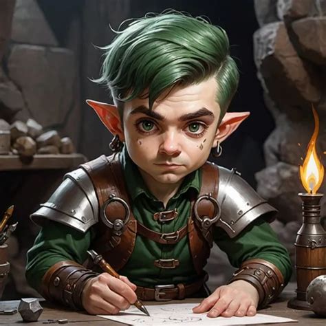 Dungeons And Dragons Fantasy Art Halfling Male Ar