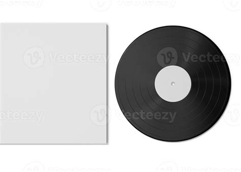 Music Vinyl And Record Label Disc Mockup Png