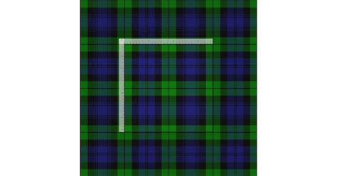 Campbell Clan Tartan Plaid Black Watch Fabric Zazzle