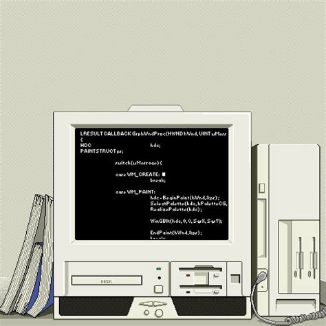 Noirlac Pixel Art Design Computer Tab Aesthetic Old Computers