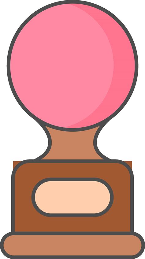 Cricket Trophy Icon In Pink And Brown Color. 24977151 Vector Art at Vecteezy