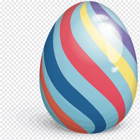 Huevo De Pascua A Rayas Icono Plano Png PNGWing