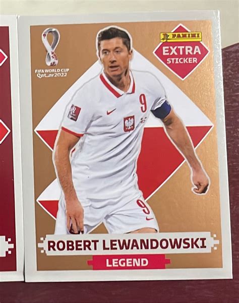 Figurinha Rara Robert Lewandowski Legend Item P Esporte E