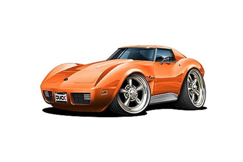 Cartoon Corvette C3 Best Of