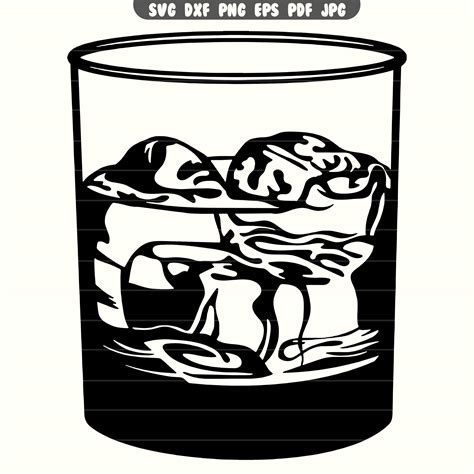 Whiskey Glass Svg Whiskey Glass Dxf Whiskey Glass Png Whiskey Glass Clipart Whiskey Glass