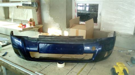 Передний бампер Приора 2 на 21124. — Lada 21124, 1,6 л, 2008 года ...