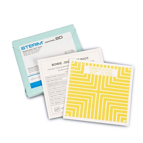 Sterim Bowie And Dick Test Pack For Steam Sterilisation Control