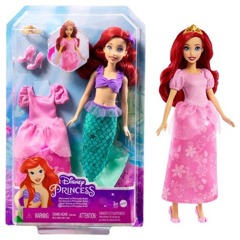 Coffret Poupée Ariel 2 en 1 Disney Princesses Mattel King Jouet