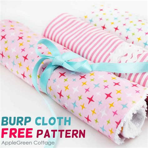 Burp Cloth Pattern Free Printable Pattern For Styles 49 OFF